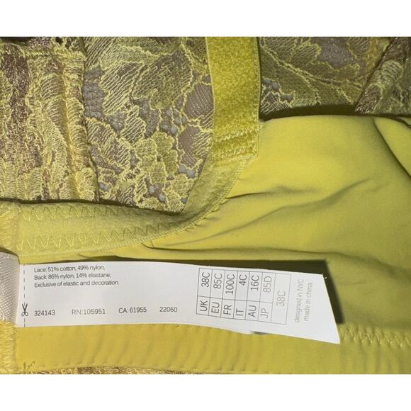 Skarlett Blue 38C Entice Bra & Large Front Lace Thong Set Intimates Feminine - Picture 3 of 8